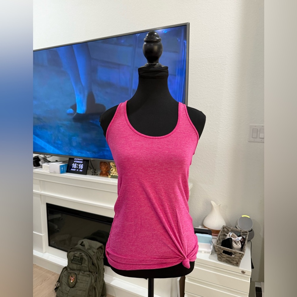 Lululemon Athletica Vibrant Pink Tank Top